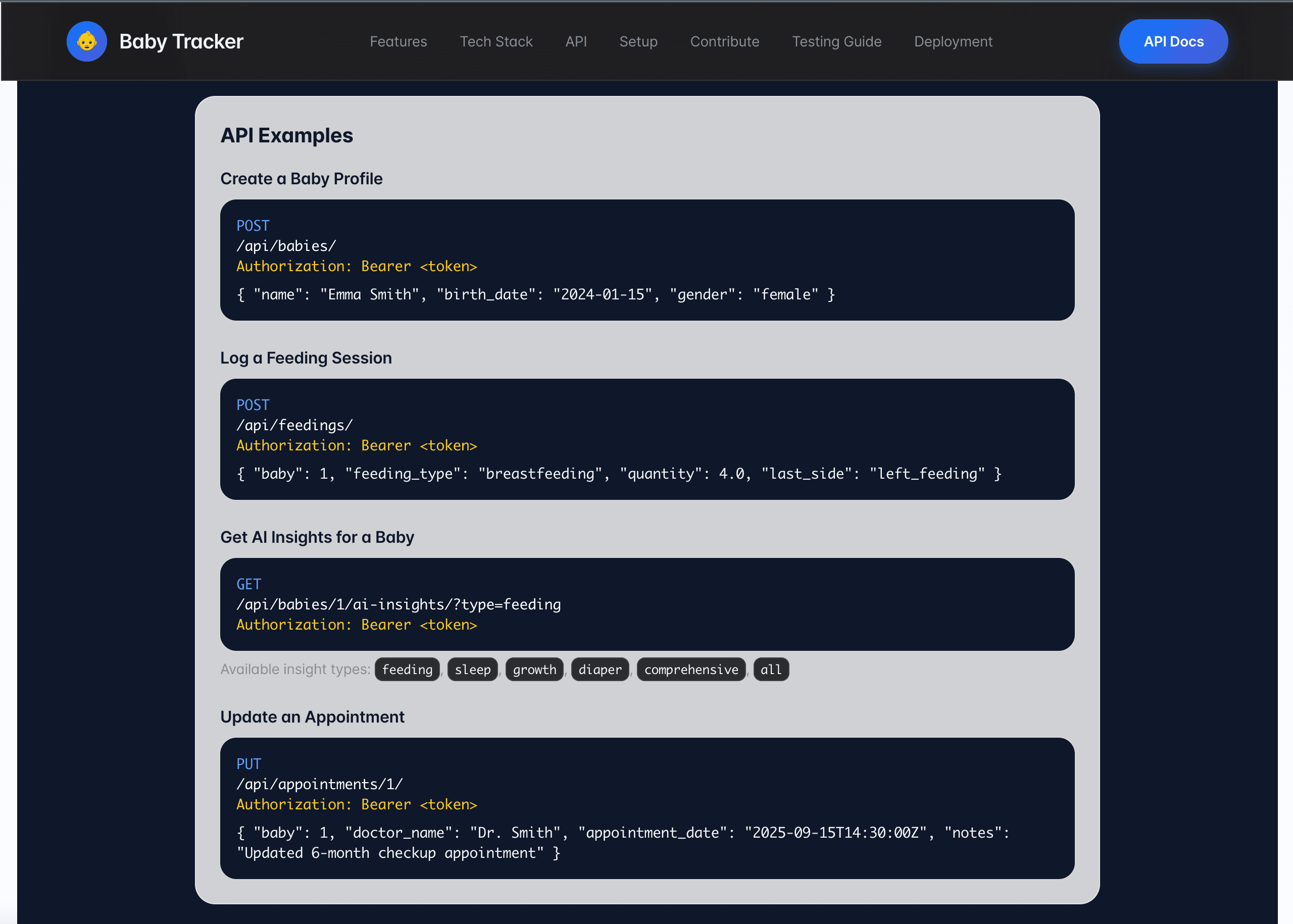 Baby Tracker - Screenshot 2